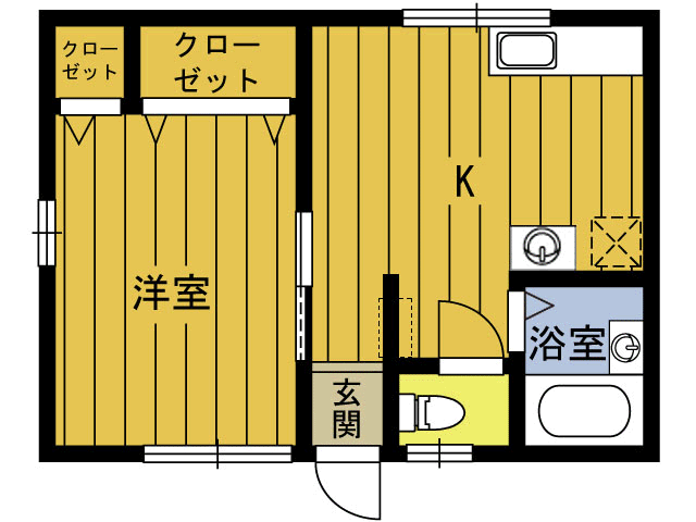 ふるしろハイツの間取り