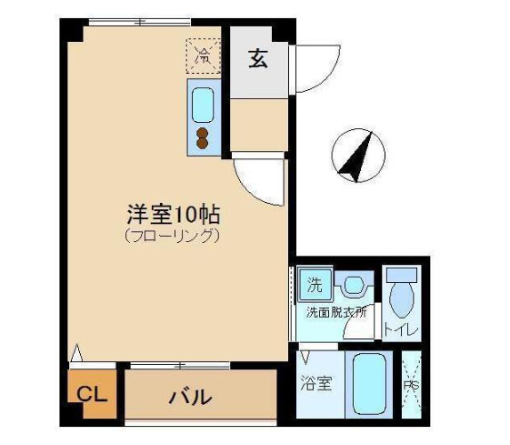 カーサ東新宿の間取り