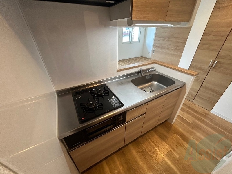 キッチン　こちらはキッチン。調理スペースもあり使いやすそうです。