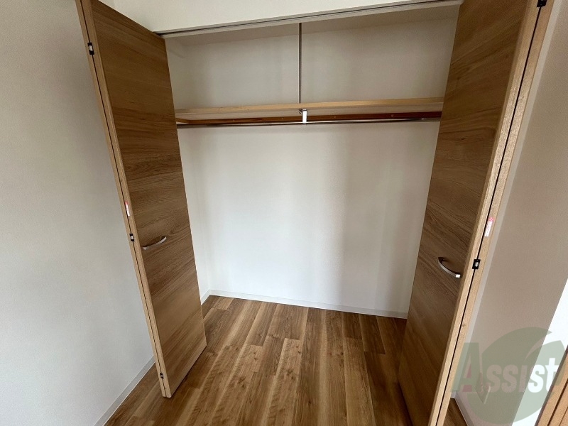 収納　洋室にあった収納。荷物がたくさんあっても大丈夫。