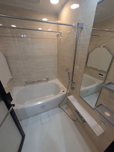 バス・シャワールーム　追い焚き機能付きのバス