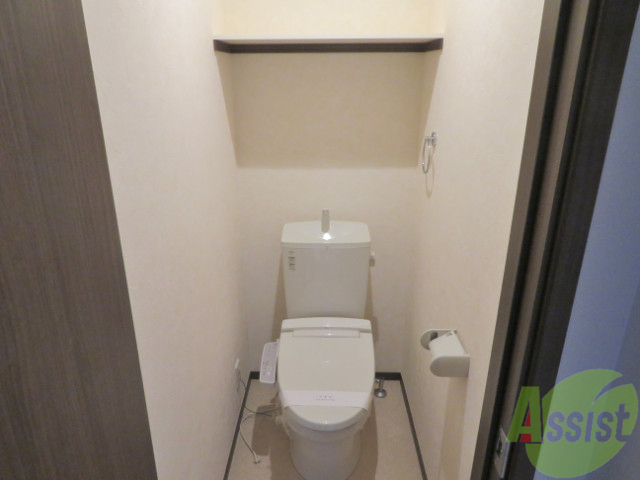 トイレ　温水洗浄便座も付いたトイレで清潔＆快適。