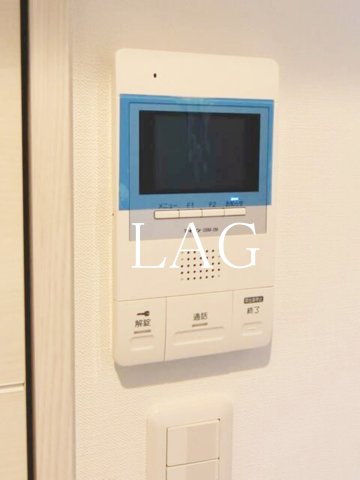 セキュリティ　モニター付きインターフォンです。