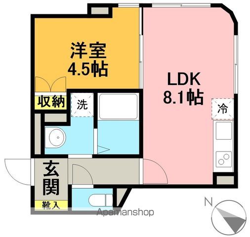 京王線 代田橋駅 徒歩10分 5階建 築3年の間取り写真