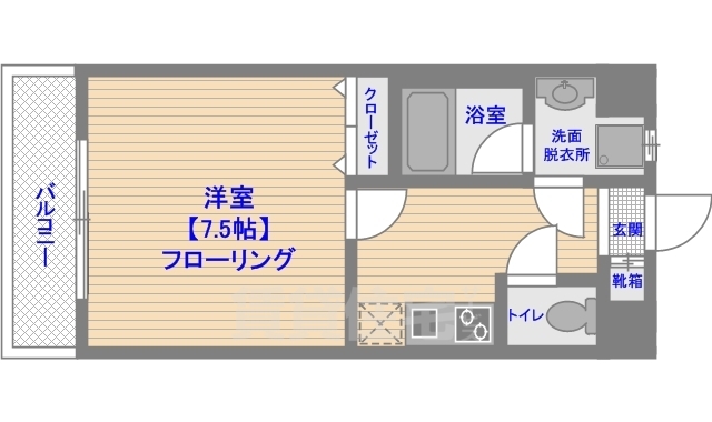 エンクレスト天神東3の間取り写真