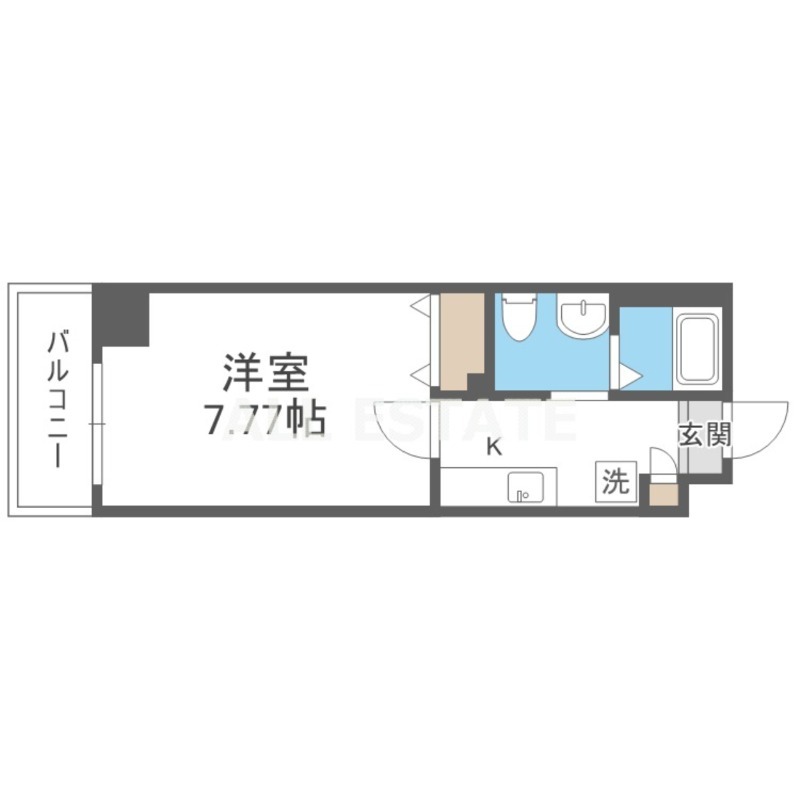 地下鉄今里筋線 蒲生四丁目駅 徒歩4分 7階建 築12年の間取り写真