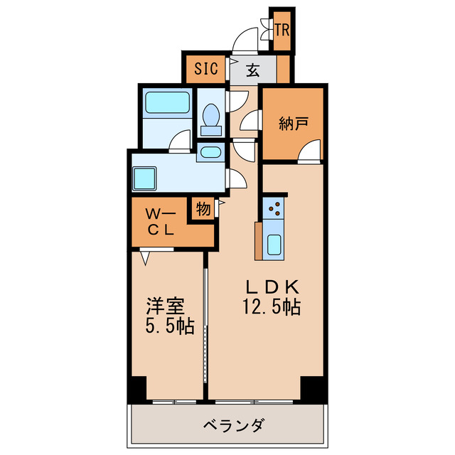 CLOVER泉の間取り写真