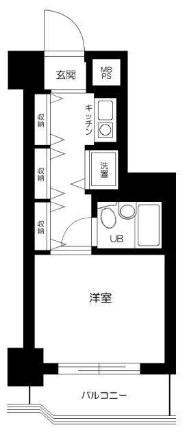 ライオンズマンション仲六郷の間取り写真