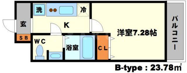 地下鉄御堂筋線 江坂駅 徒歩20分 8階建 築12年の間取り写真