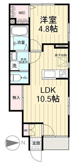 イーストアイリスの間取り写真