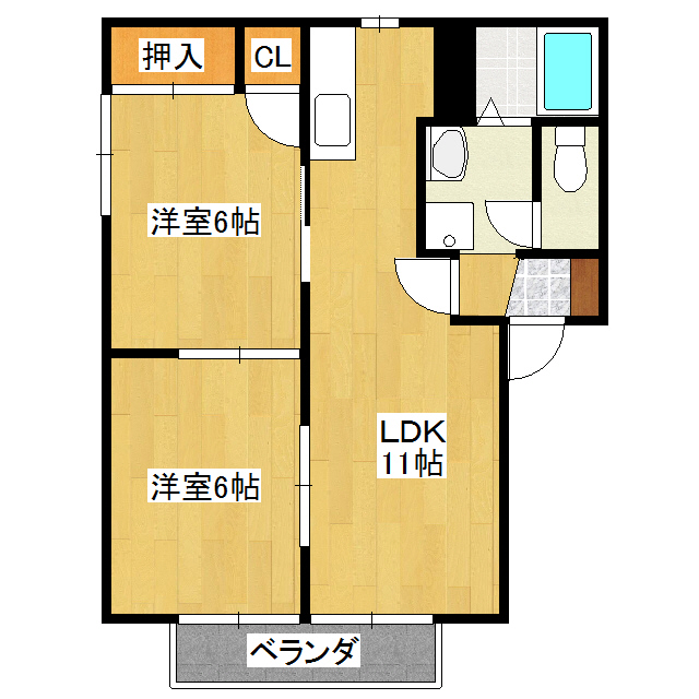 グリーンパストラル　Ｃ棟の間取り