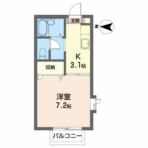 サンハイツセブンの間取り