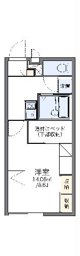 レオパレスＡＳＯＵＤＡの間取り