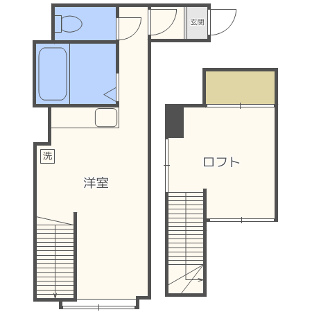 札幌市西区山の手二条のマンションの間取り