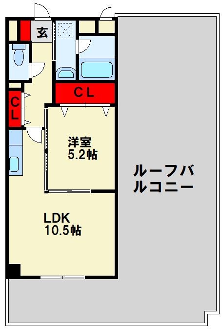 北九州市八幡西区別所町のマンションの間取り