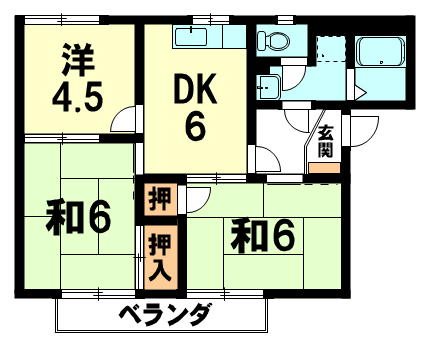 フィネス平田の間取り