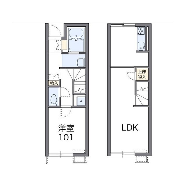 レオネクストムーンヒルズの間取り