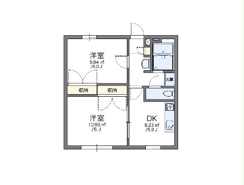 レオパレスＯＩＳＯの間取り