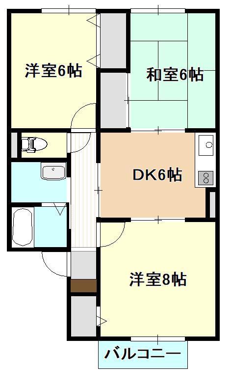 シャンドフレールの間取り