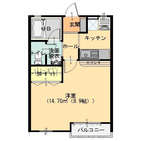 フォレストＭ’ｓの間取り