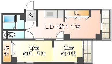 サンピア中央の間取り