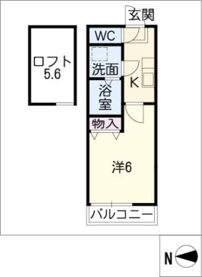 コーポＭ２の間取り