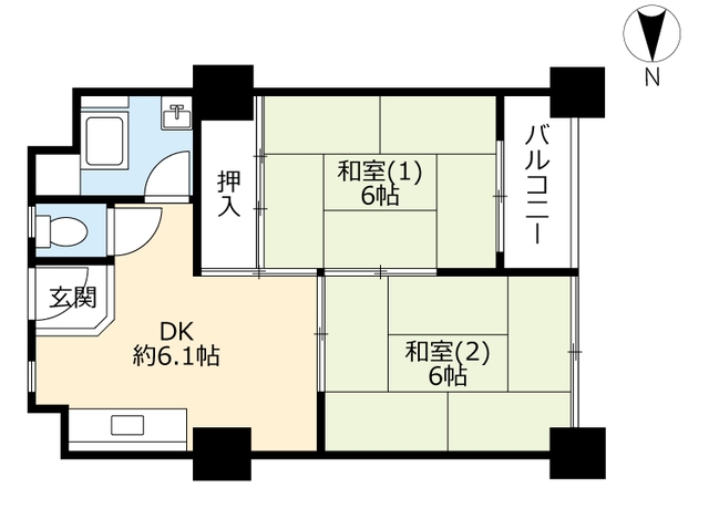 ＵＲ兵庫駅前の間取り