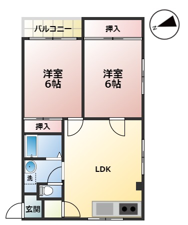 リバーサイド駒見の間取り