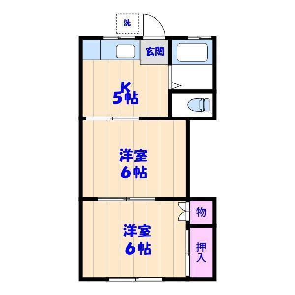 コーポ石原の間取り