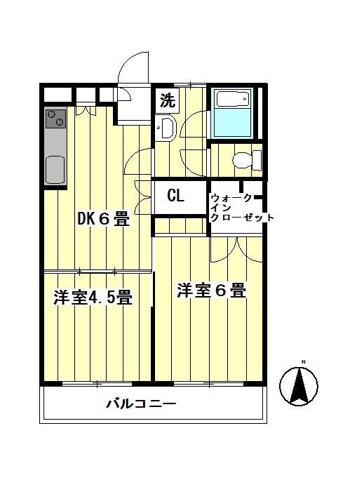 フラッツ目白の間取り