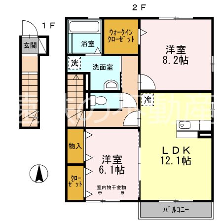 風の丘の間取り