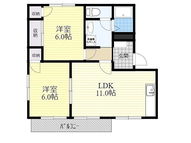 アルタコート葛木Ａ・Ｂ・Ｃ棟の間取り