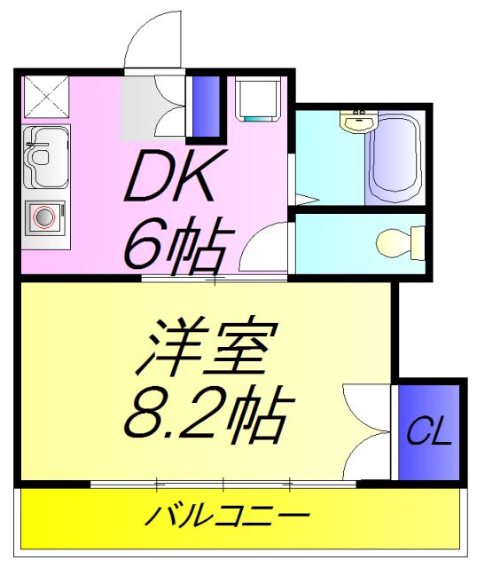 千葉市花見川区幕張本郷のマンションの間取り