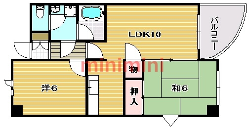 サンハイツ1の間取り