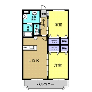 マンション皇宙の間取り