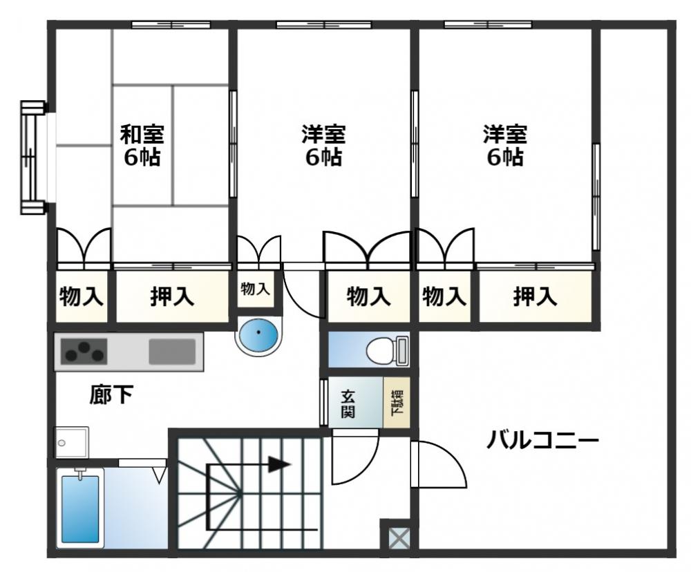 出羽ビルの間取り