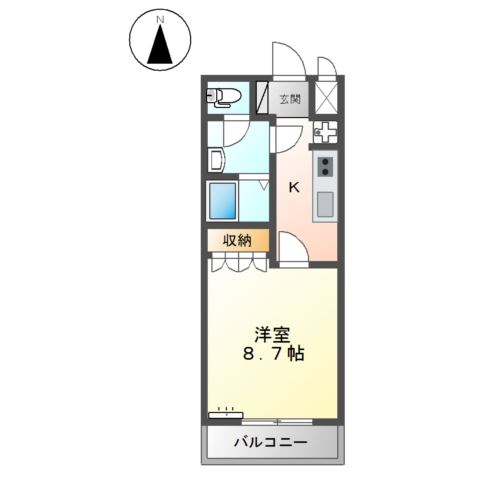 サンコートひがしの間取り