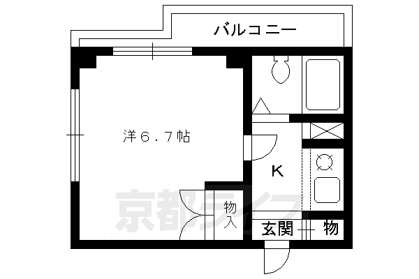 クレセント山双の間取り