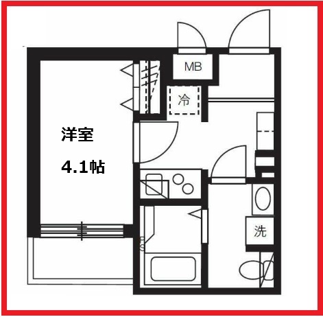 ミュオン北千住の間取り