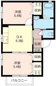 コーポコウチIの間取り