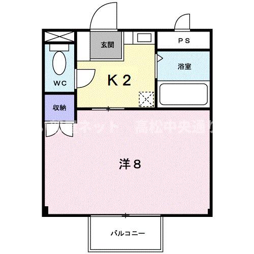 ハイツヒルバレーの間取り