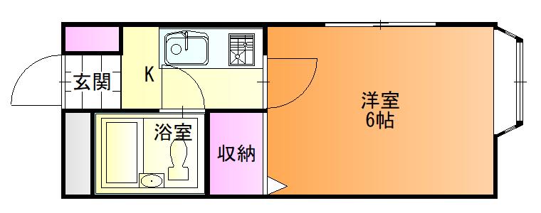 アリス足利第6第6の間取り