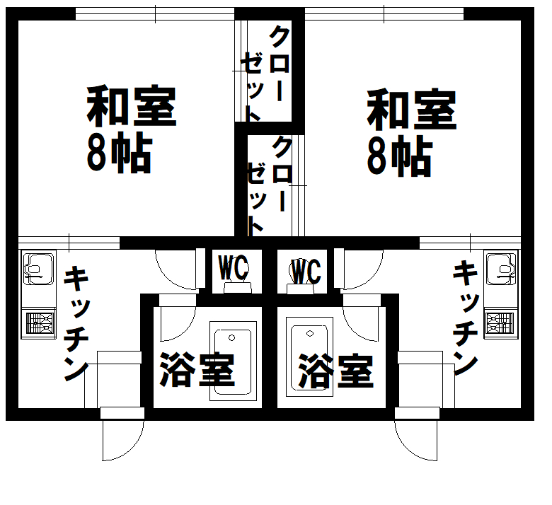 青森県青森市造道3丁目1-1の間取り