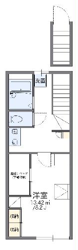 レオパレスソレーユ北島の間取り