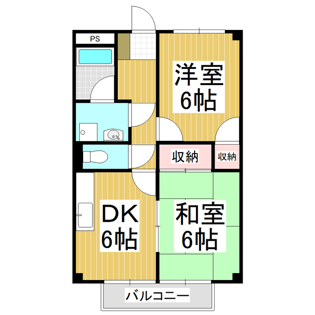 ファインビュー常念の間取り