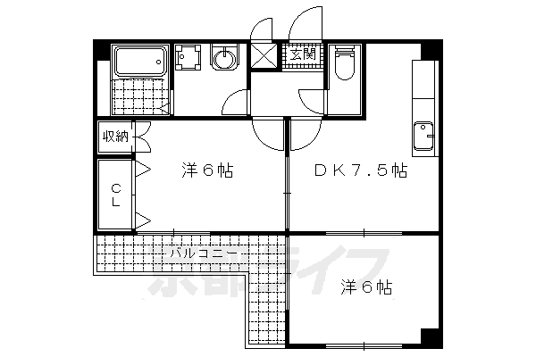 ヤマシナアーバンコテージの間取り