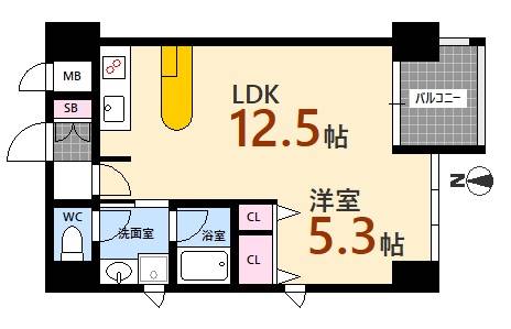 Crea　residenceの間取り