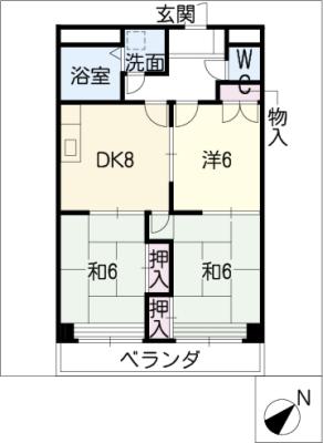 サンロードＭの間取り