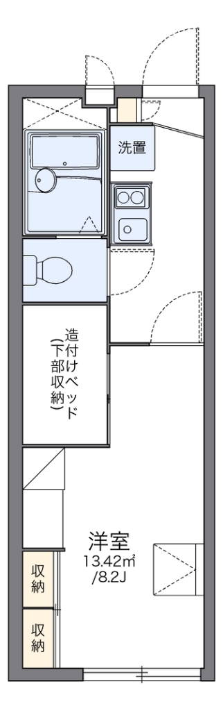 レオパレスマ　メゾンの間取り