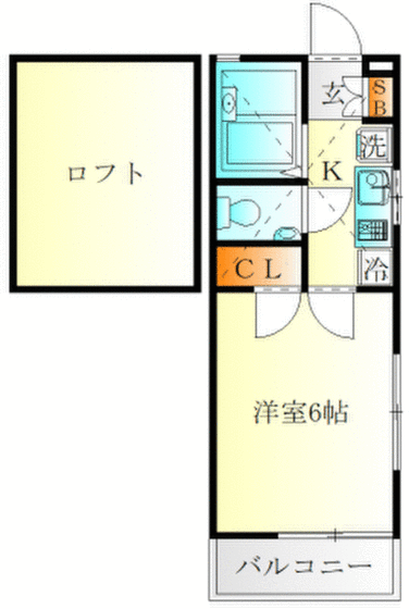 ラフィール汐入の間取り